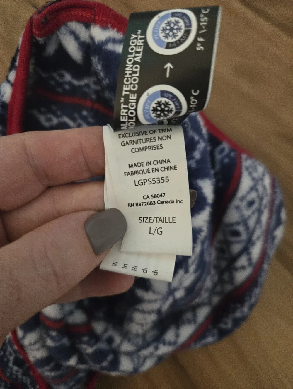4/$15 LuvGear NWT Cozy Fair Isle Dog Pajamas L Navy Red Snowflake Fleece